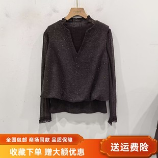 6A105冬装 百搭显瘦气质两件套小衫 2025女新款 韩版 时尚 卓依恩YAS