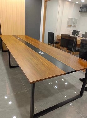 北京简约会议桌办公桌长桌简约现代会议室培训桌工位洽谈桌椅组合