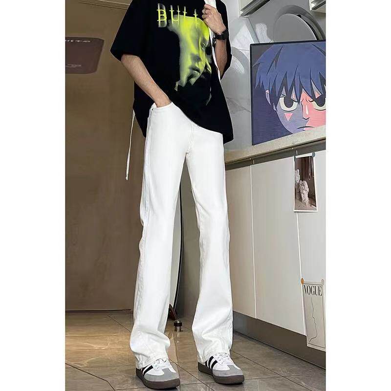 美式微喇牛仔裤