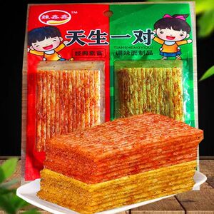 天生一对辣条辣片大刀肉面筋制品网红零食小时候味道网红食品