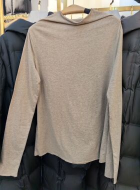 lema一字领女新款针织衫修身显瘦上衣气质荡领内搭长袖