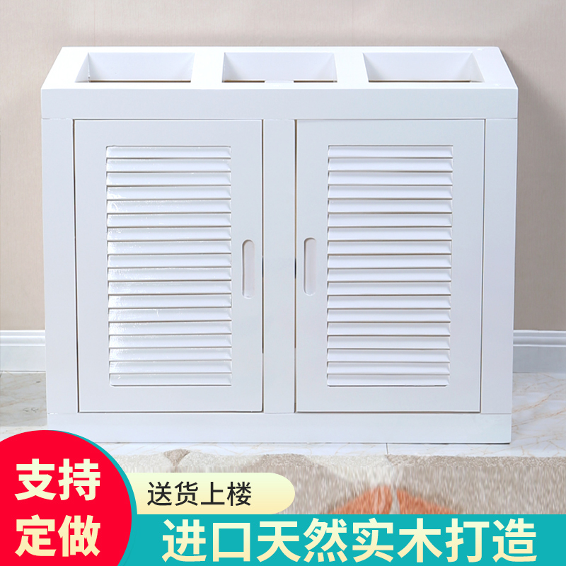实木鱼缸底柜底架松木草缸架子鱼缸底座定制客厅鱼缸柜水族箱鞋柜