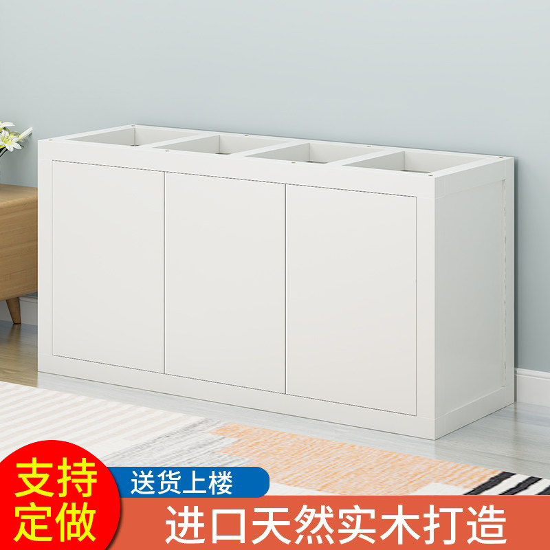 鱼缸底柜实木底座承重架子家用图片