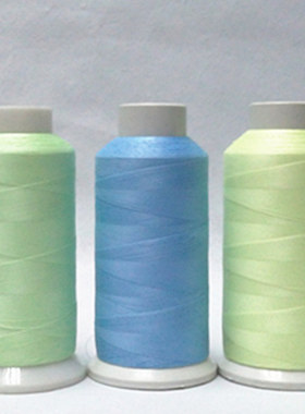 Simthread2500码5色机用电脑绣花线夜光线大支