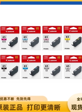佳能原装CLI-65打印机墨盒PRO200墨盒pro-200打印机彩色照片墨水