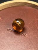 特价 14.5×12mm抚顺琥珀天花板灵珀植物七彩光单珠26年老珠