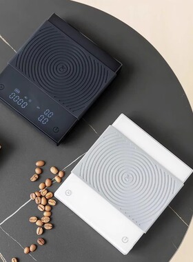 泰摩黑镜BASIC3咖啡电子秤 意式手冲器具专用 咖啡豆克称称重计时