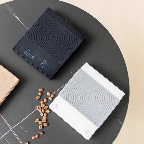 泰摩黑镜BASIC3咖啡电子秤 意式手冲器具专用 咖啡豆克称称重计时
