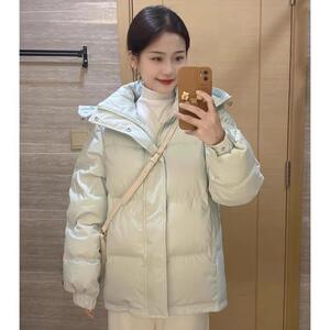 短款羽绒服女款2024新款冬季中戏超好看小个子90白鸭绒面包服外套