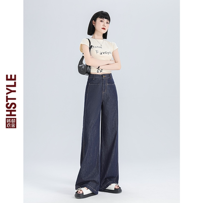 夏季薄款莱赛尔天丝高个子阔腿裤