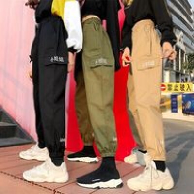 hiphop Overalls Autumn Beam feet bf Europe and America Hip hop student Korean Edition ulzzang Liberal tide insin the Women's clothing/Boutique , Pants , Casual pants  category - from Buy2taobao.com to provide professional Taobao agent buy service