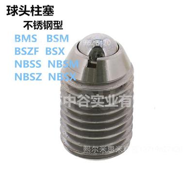 球头柱塞标准型NBSS/NBSM/NBSZ/NBSX-[4-5-6-8-10-12-16]代米苏米