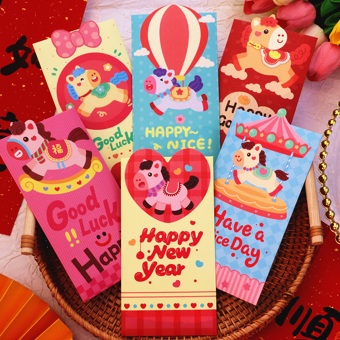 创意卡通可爱新年红包袋2026马年新款立体利是封过年小孩压岁钱包,节庆用品/礼品,红包/利是封,淘宝优惠券,粉丝福利购,淘宝优惠卷