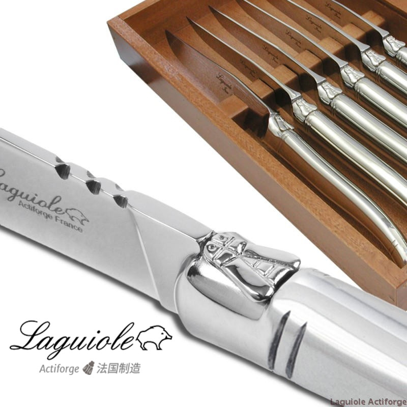 Laguiole拉吉奥乐不锈钢餐刀6件