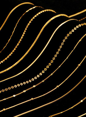 基础款百搭吊坠项链女款锁骨链女