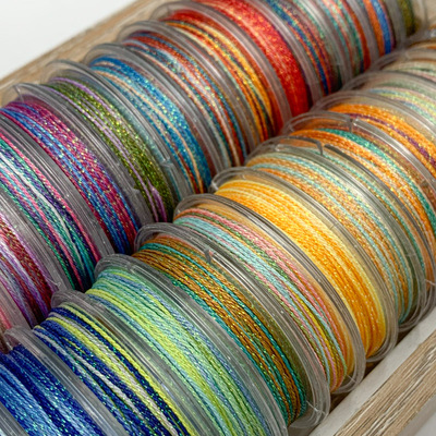 新品40色6股0.4星空线极细手链线