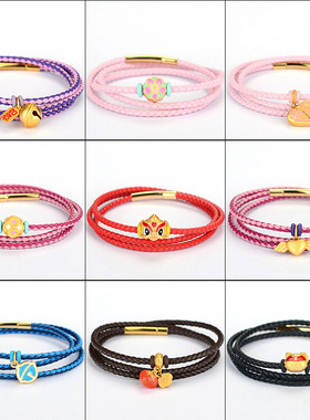 2026年新款3圈皮绳手链情侣手绳