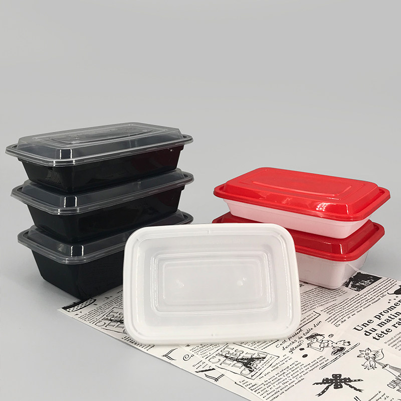 高档一次性餐盒美式打包盒长方形