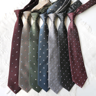 领带新郎结婚正装 商务正装 领带男8厘米necktie 涤丝腰果时尚 男士