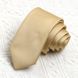 香槟色潮复古necktie 手打商务6cm礼盒装 领带男休闲西装 高档正装
