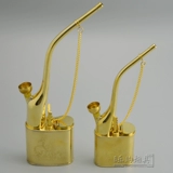 Большой старомодный медный мундштук, латунный маленький кальян