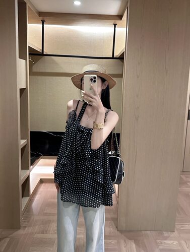 2026夏季新款韩版时尚百搭显瘦吊带背心女宽松休闲无袖上衣女