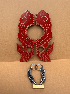 戏曲戏剧京剧 影视演出道具 鱼木枷锁 苏三起解枷锁手撩手铐鱼枷