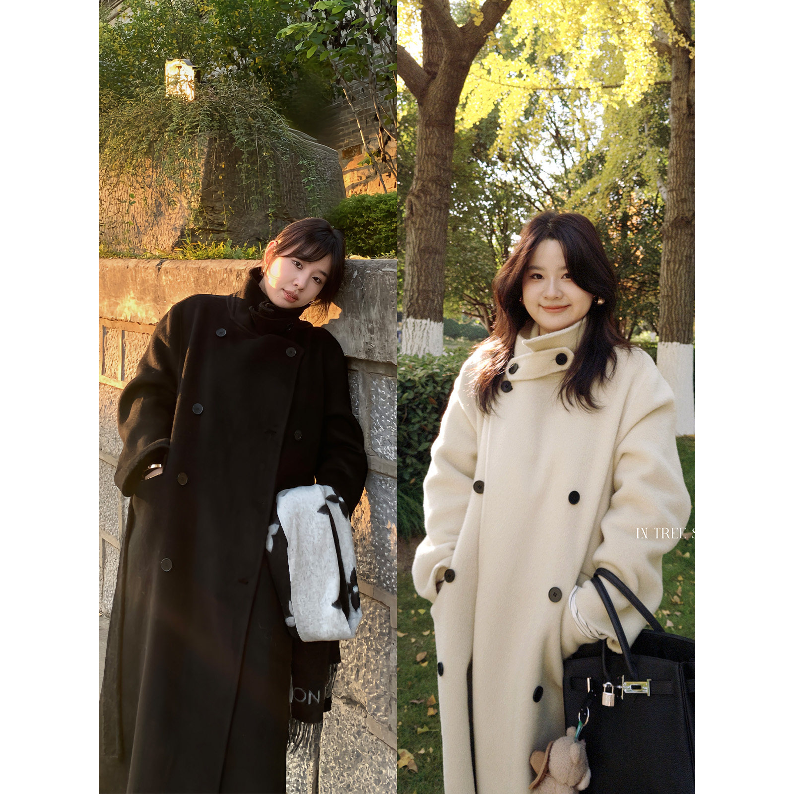 喵胖张桶桶【柏林冬日】法式气质秋冬羊毛双排扣H型大衣,女装/女士精品,毛呢外套,淘宝优惠券,粉丝福利购,淘宝优惠卷