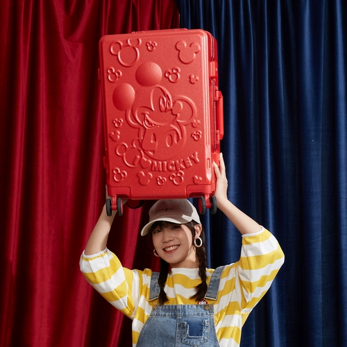 Дисней, универсальный чемодан, красная коробка, замок, 24 дюймов