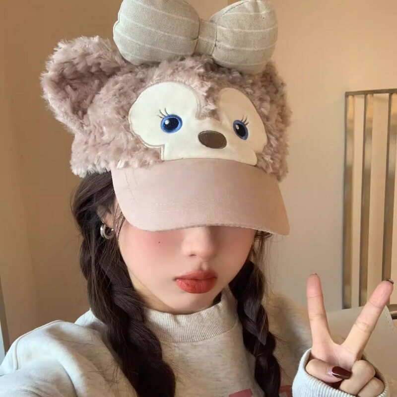 疯狂动物城达菲熊雪莉玫狐狸尼克毛绒卡通朱迪兔鸭舌遮阳棒球帽子