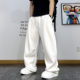 慵懒风垂感时尚 宽松潮流拖地裤 休闲裤 美式 男秋季 新款 简约运动卫裤