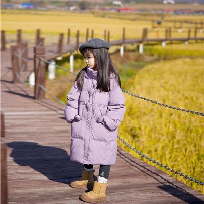 2024新款中长款白鸭绒羽绒服
