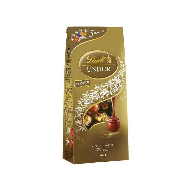 美国原装进口5口味Lindt瑞士莲软心巧克力喜糖果569g正品包邮礼物