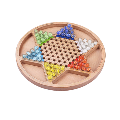 瑞得利跳棋五子棋二合一木质棋盘