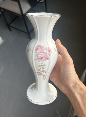 美人瓶 爆款）景德镇高温陶瓷花瓶摆件客厅插花装饰 水养鲜切花