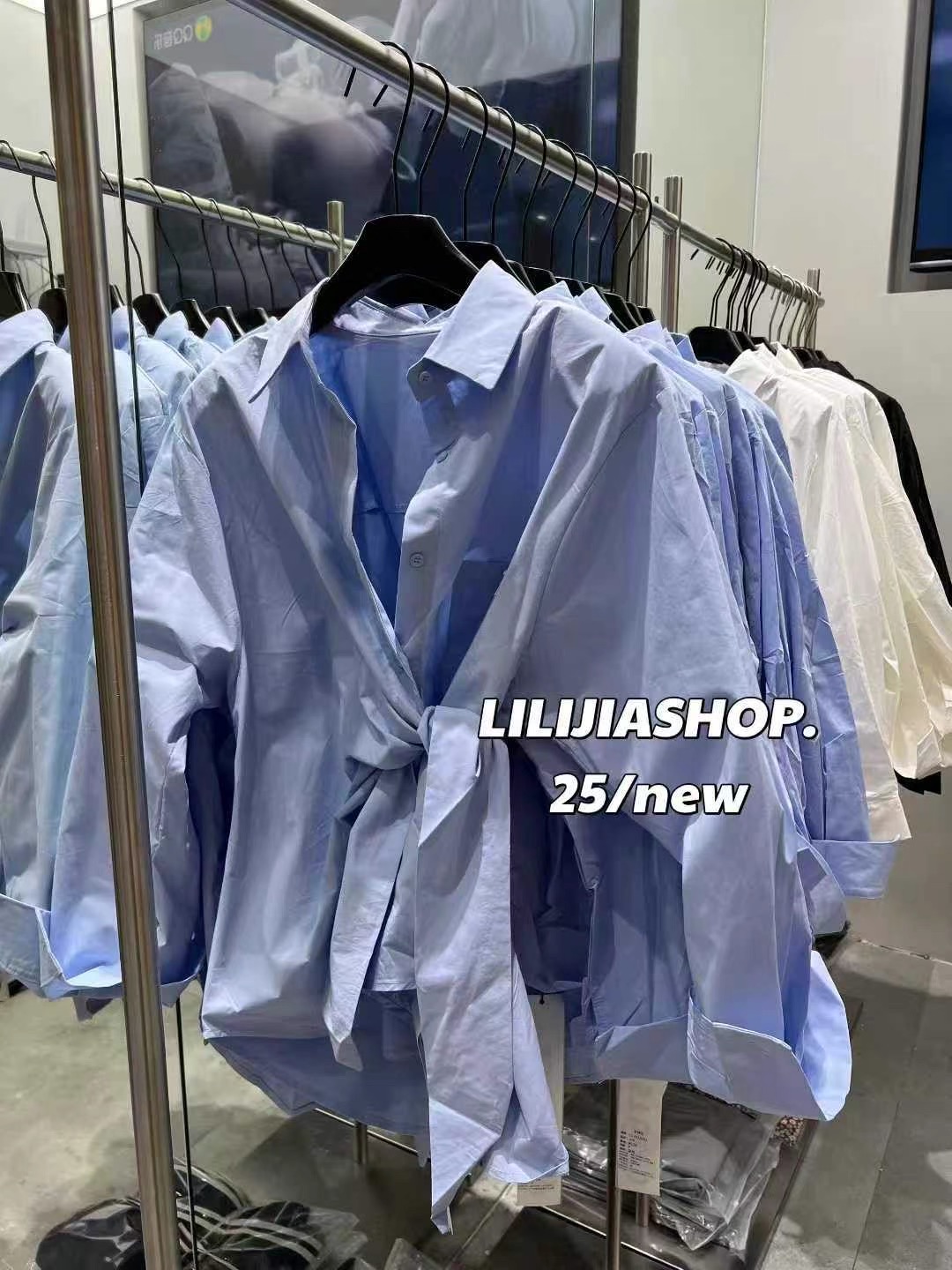 MH家 2025早秋新款轻熟法式设计感小众洋气减龄侧扣长袖衬衫