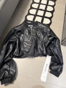 百搭显瘦高级感气质短款 MH家 时尚 韩版 皮衣外套女 2026新款