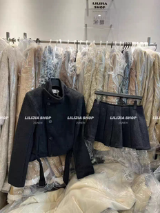 半身裙套装 MH家 百搭宽松显瘦羽绒内胆毛呢外套 时尚 2025冬韩版