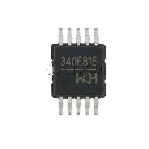 CH340E MSOP-10 贴片 USB转串口芯片 全新原装 内置晶振