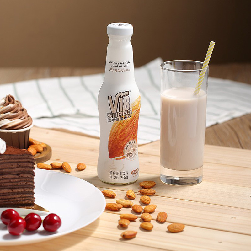 新疆美益天v18巴旦姆饮料 享宴装240ml*12瓶/箱 江浙沪皖包邮