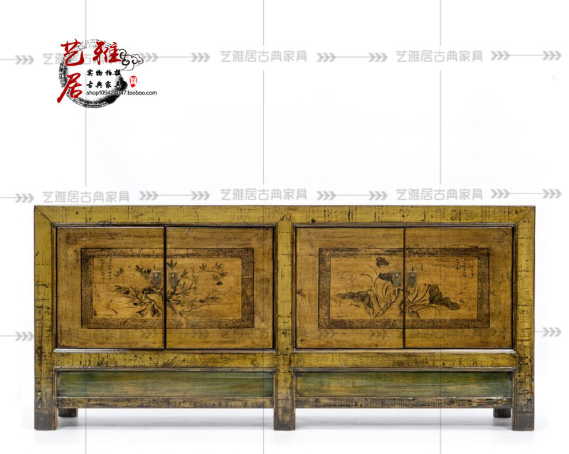 中式风玄关展示柜仿古家具可定制
