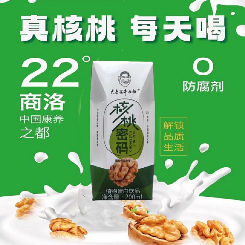 核桃饮品桃核密码植物蛋白饮料