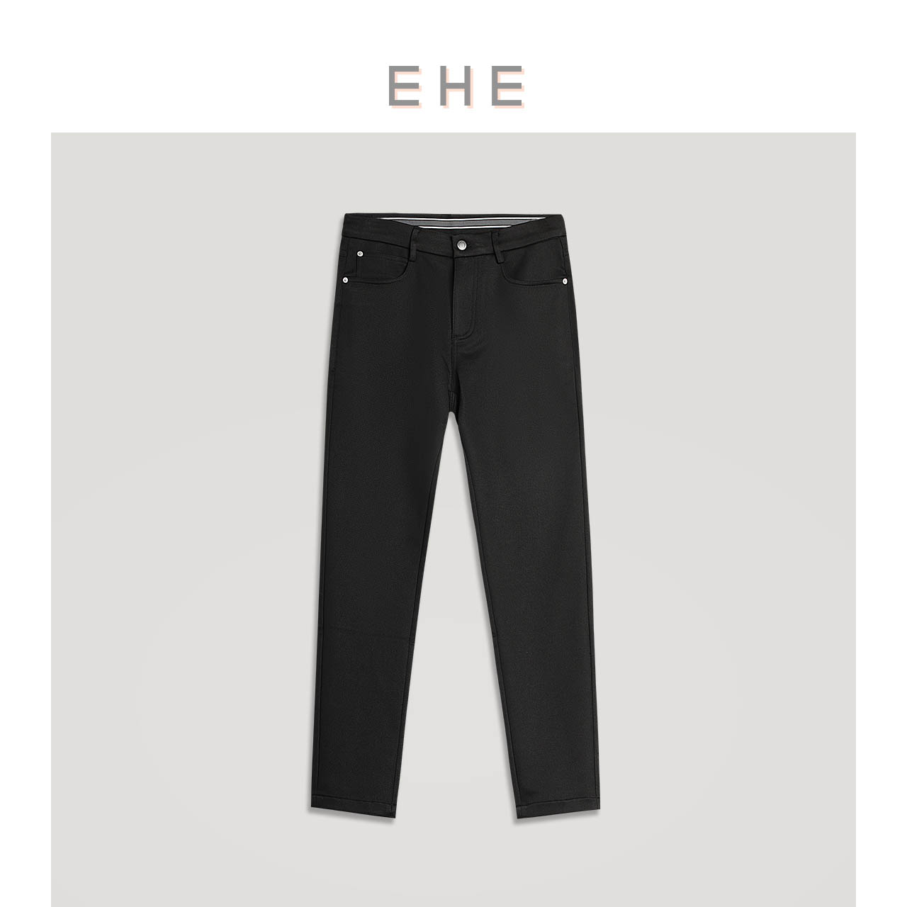 EHE男装通勤百搭长休闲裤男