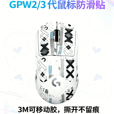 适用于罗技GPW2/3代鼠标防滑贴
