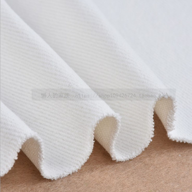 diy白色纯棉面料布料 促销白色牛仔布料 面料 纯棉厚裤子服装围裙