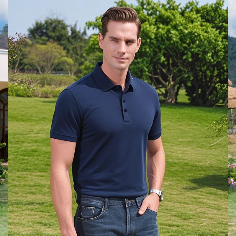 迪仕尼奴春夏短袖休闲商务保罗衫