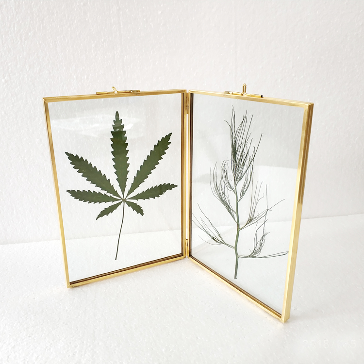 ALN9703包邮金色黄铜玻璃立式相框双面DIY北欧摆件干花标本相框|ruв категории Домашний быт, рамка/рамка - от Buy2taobao.com для оказания профессиональной услуги покупки агента Taobao