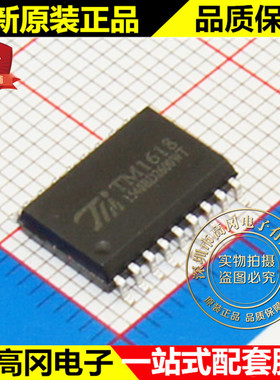 TM1618 SOP18 TM 天微 带键盘扫描接口 5 X 1bit 的LED驱动芯片