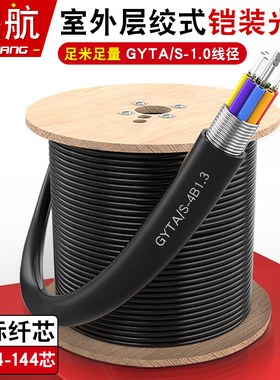 国标万兆GYTA/S室外单模光缆4/12/24/36/48/72/96/144芯铠装