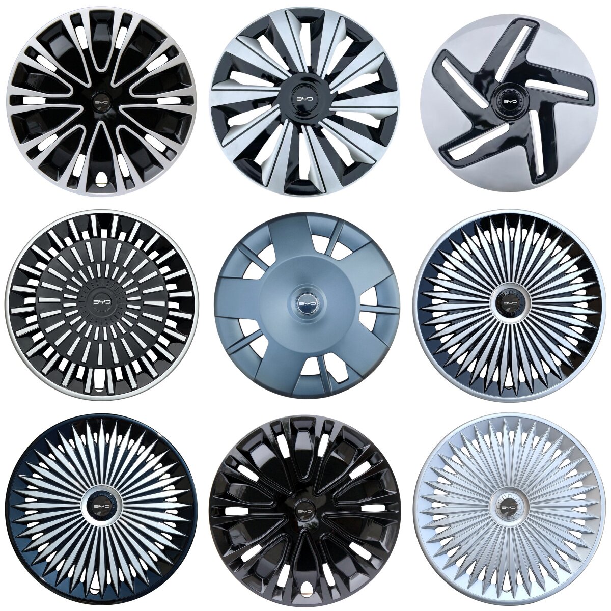 适用于比亚迪海鸥轮毂盖15寸新能源低配车轮胎罩外壳改装轮毂罩盖